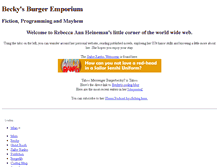 Tablet Screenshot of burgerbecky.org